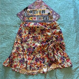 Dress Forum Multicolor Floral Midi Skirt